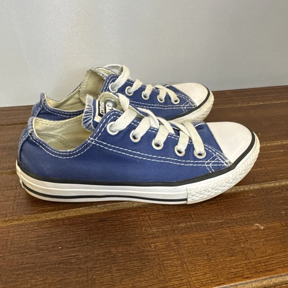 Converse Chuck Taylor All Star Sneakers Kids 12 Snorkel Blue‎ Retro Skater Core